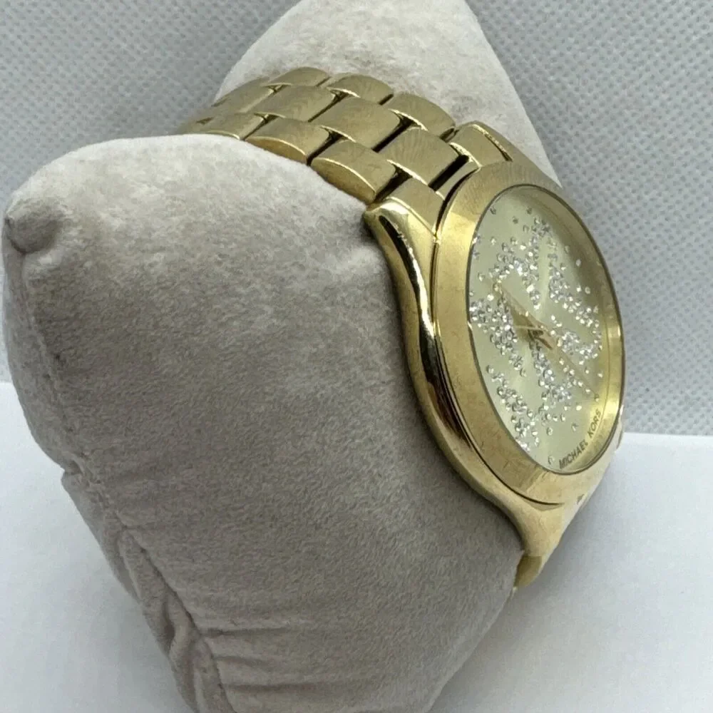 Michael Kors Slim Runway MK3590 Women's Stainless Steel Analog Dial Watch JNA389